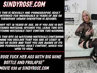 Sindy Rose fuck say no to ass with big wine pluck together with prolapse
